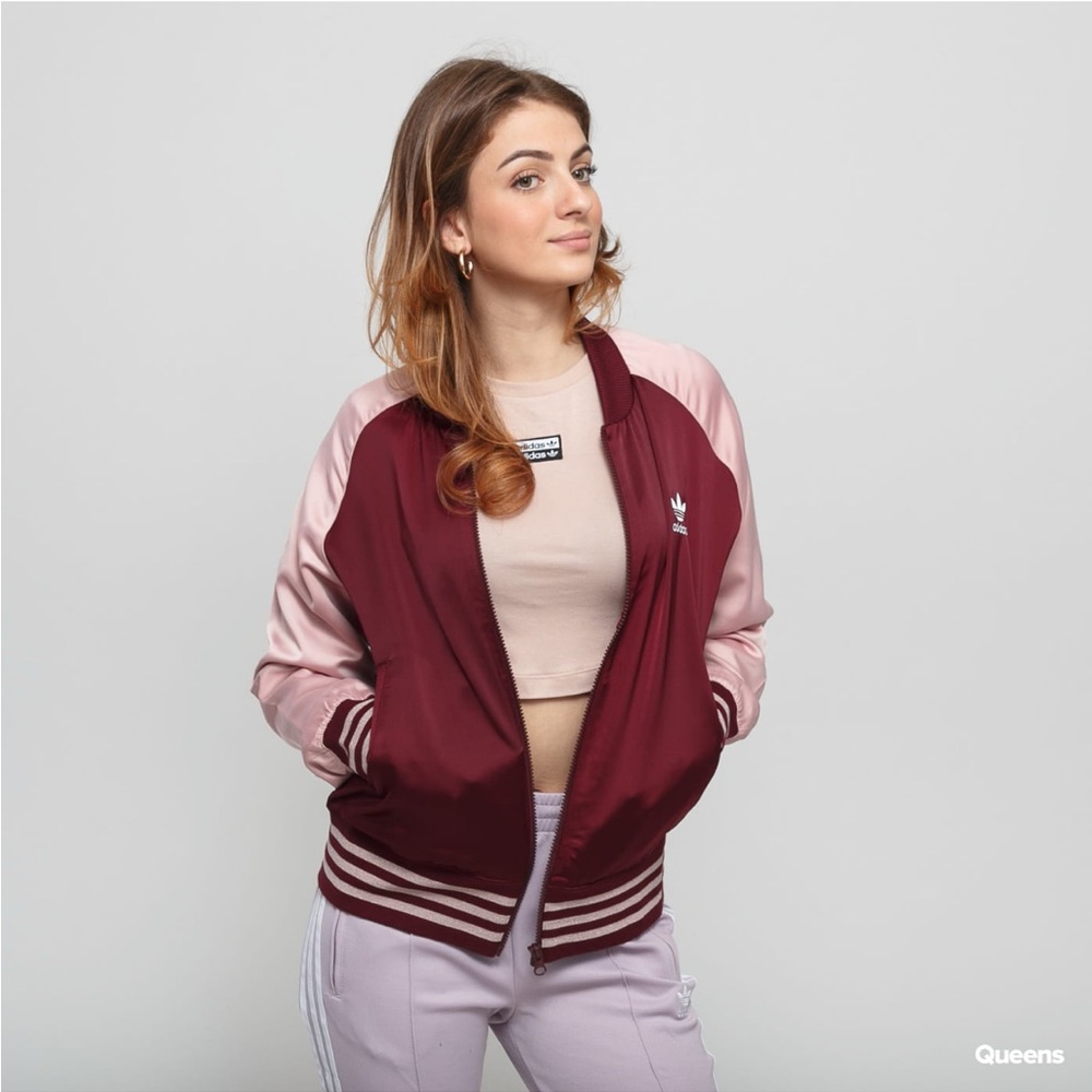 Adidas Satin Bomber Jacket.